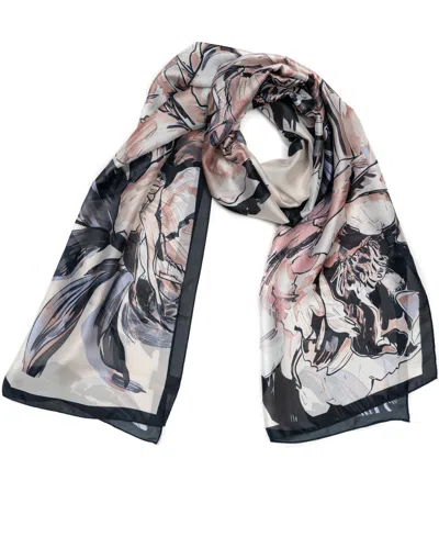 Vince Camuto Peony Oblong Scarf In Neutral