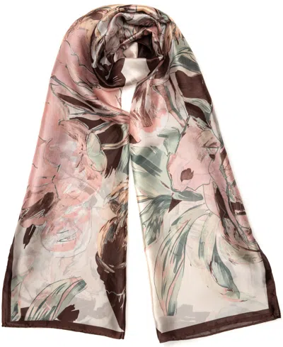 Vince Camuto Peony Oblong Scarf In Pink