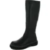 Vince Camuto Phrancie Womens Zipper Leather Knee-high Boots In Black