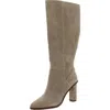 Vince Camuto Phranzie Womens Suede Almond Toe Knee-high Boots In Brown