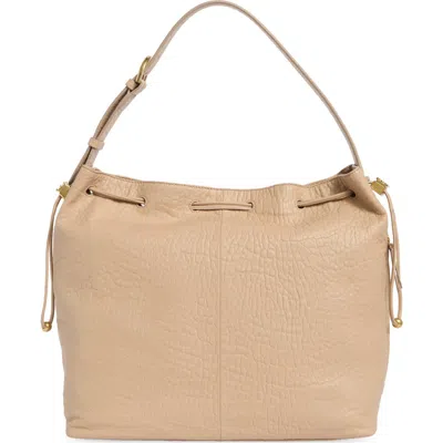 Vince Camuto Pippa Large Leather Bucket Bag In Brown