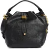 Vince Camuto Pippa Leather Bucket Bag In Black