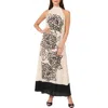 Vince Camuto Placed Floral Challis Maxi Dress