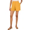 Vince Camuto Pleated Shorts In Yellow