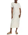 Vince Camuto Pleated Side T-shirt Dress