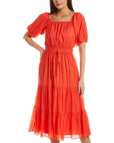 Vince Camuto Pleated Top In Red