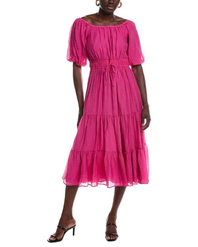 Vince Camuto Pleated Top In Purple