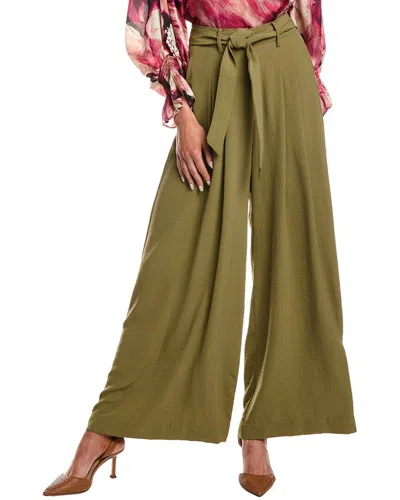 Vince Camuto Pleated Trouser In Green