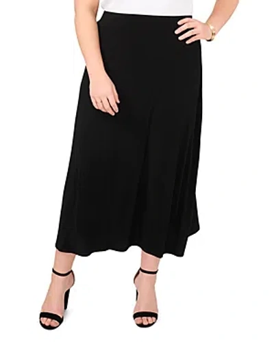 Vince Camuto Plus A Line Maxi Skirt In Black