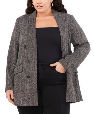 Vince Camuto Plus Size Double-breasted Shawl-collar Jacket