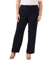 Vince Camuto Plus Size Moss Crepe Wide-leg Pants In Classic Navy