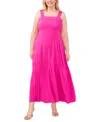 Vince Camuto Plus Size Keyhole Sleeveless Maxi Dress In Frcly Fucshua