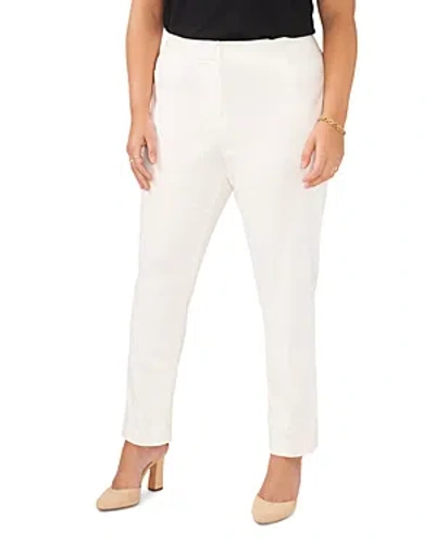 Vince Camuto Plus Slim Leg Pants In White