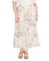 Vince Camuto Breezy Dandelion Tiered Ruffle Skirt In New Ivory