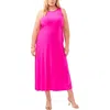 Vince Camuto Plus Size Keyhole Sleeveless Maxi Dress In Multi