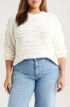 Vince Camuto Pointelle Crewneck Sweater