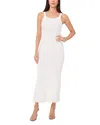 Vince Camuto Pointelle Sleeveless Maxi Sweater Dress