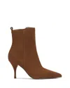 Vince Camuto Poise Ankle Bootie In Brown