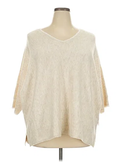Pre-owned Vince Camuto Poncho In Ivory
