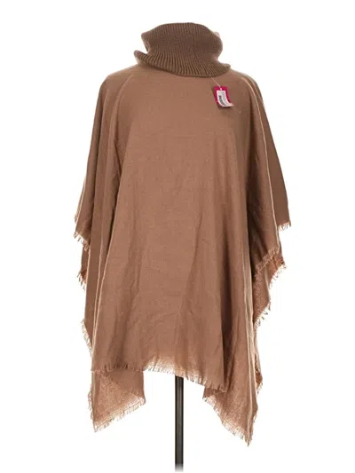 Pre-owned Vince Camuto Poncho In Tan