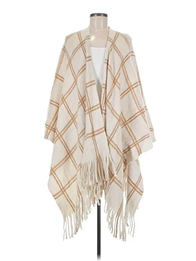 Pre-owned Vince Camuto Poncho In Tan