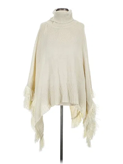 Pre-owned Vince Camuto Poncho In White