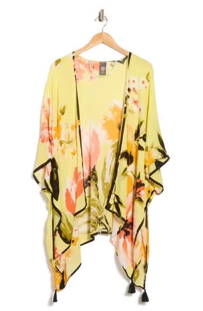 Vince Camuto Pretty Blooms Wrap Ruana