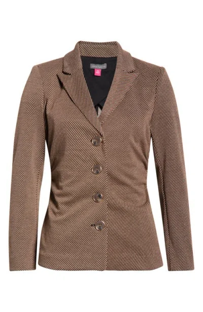 Vince Camuto Print Jacket In Brown