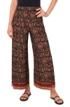 Vince Camuto Print Pull-on Wide Leg Pants