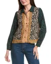 Vince Camuto Printed Blouse In Green