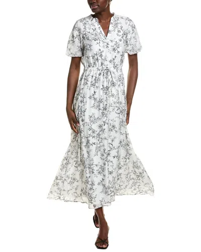 Vince Camuto Printed Maxi Dress In White