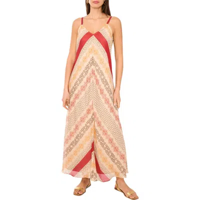 Vince Camuto Printed Maxi Sundress In Multi