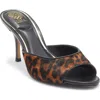 Vince Camuto Prynn Genuine Calf Hair Sandal In Animal Print