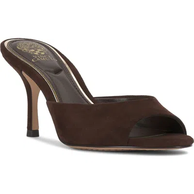 Vince Camuto Prynn High Heel Mule Sandal In Brown