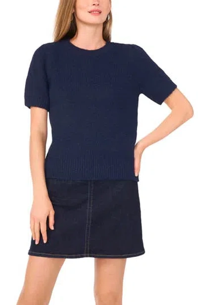 Vince Camuto Puff Sleeve Sweater In Blue