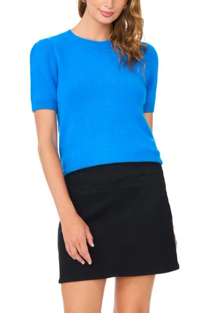 Vince Camuto Puff Sleeve Sweater In Blue