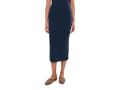 Vince Camuto Pull-on Midi Skirt In Blue