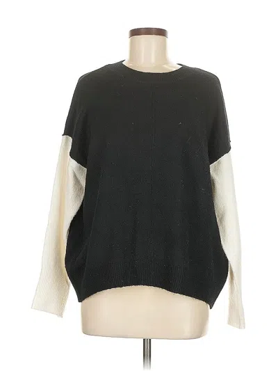 Pre-owned Vince Camuto Pullover Sweater In Black