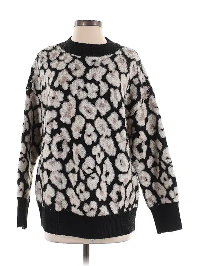 Pre-owned Vince Camuto Pullover Sweater In Black