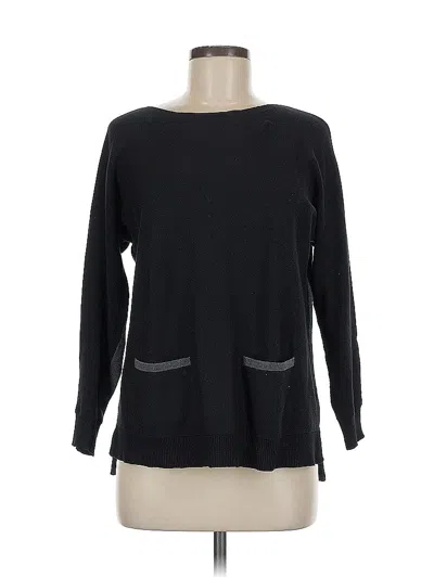 Pre-owned Vince Camuto Pullover Sweater In Black