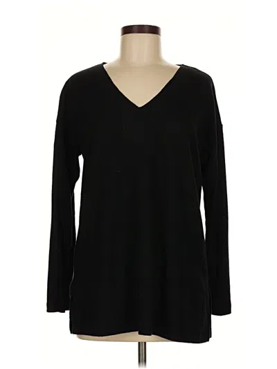 Pre-owned Vince Camuto Pullover Sweater In Black