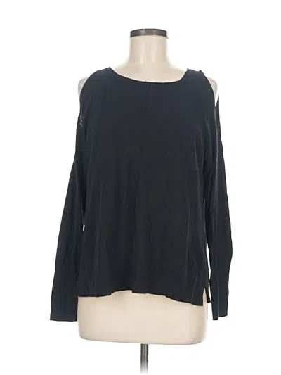 Pre-owned Vince Camuto Pullover Sweater In Black