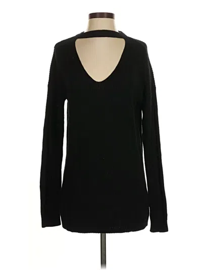 Pre-owned Vince Camuto Pullover Sweater In Black