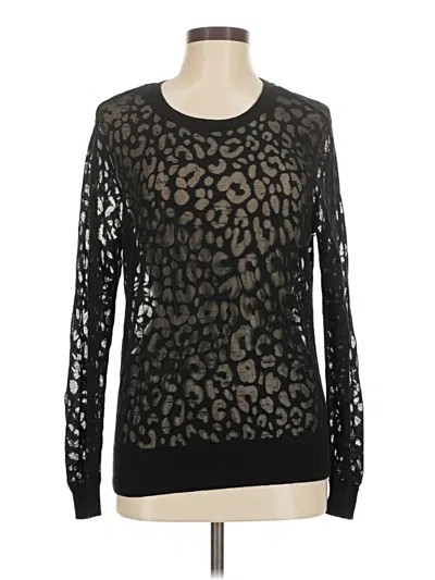 Pre-owned Vince Camuto Pullover Sweater In Black