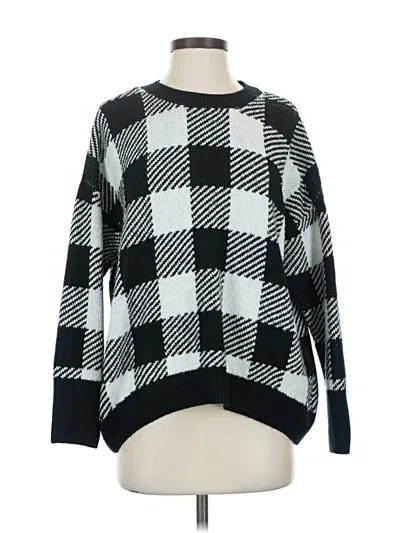 Pre-owned Vince Camuto Pullover Sweater In Black
