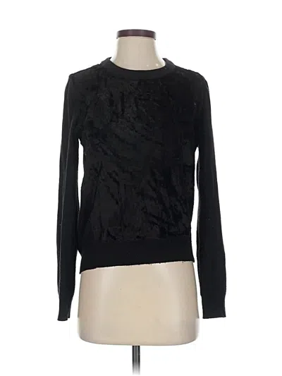 Pre-owned Vince Camuto Pullover Sweater In Black