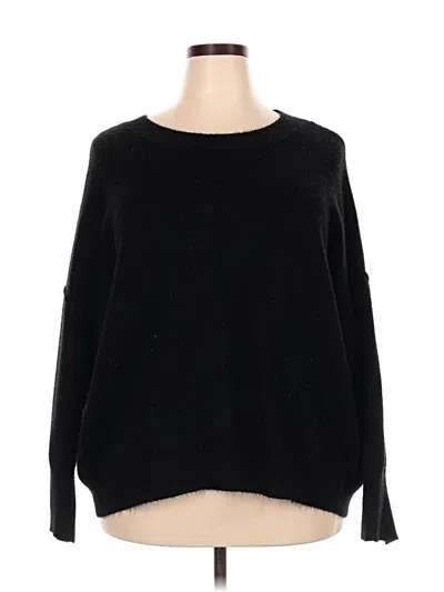Pre-owned Vince Camuto Pullover Sweater In Black