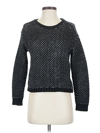 Pre-owned Vince Camuto Pullover Sweater In Black