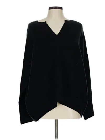 Pre-owned Vince Camuto Pullover Sweater In Black