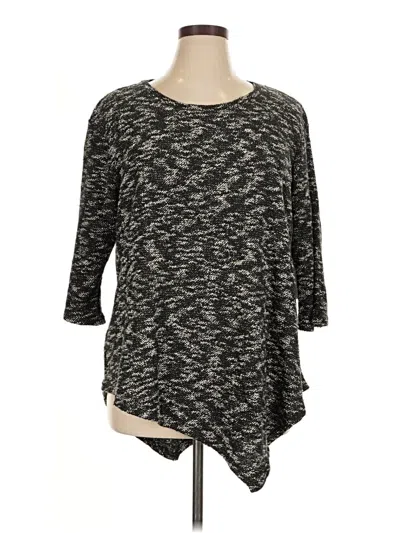 Pre-owned Vince Camuto Pullover Sweater In Black